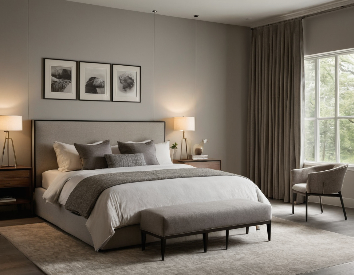 Buy bedroom furniture only after the exact king-frame layout passes a full-size test shown in a luxury residential interior